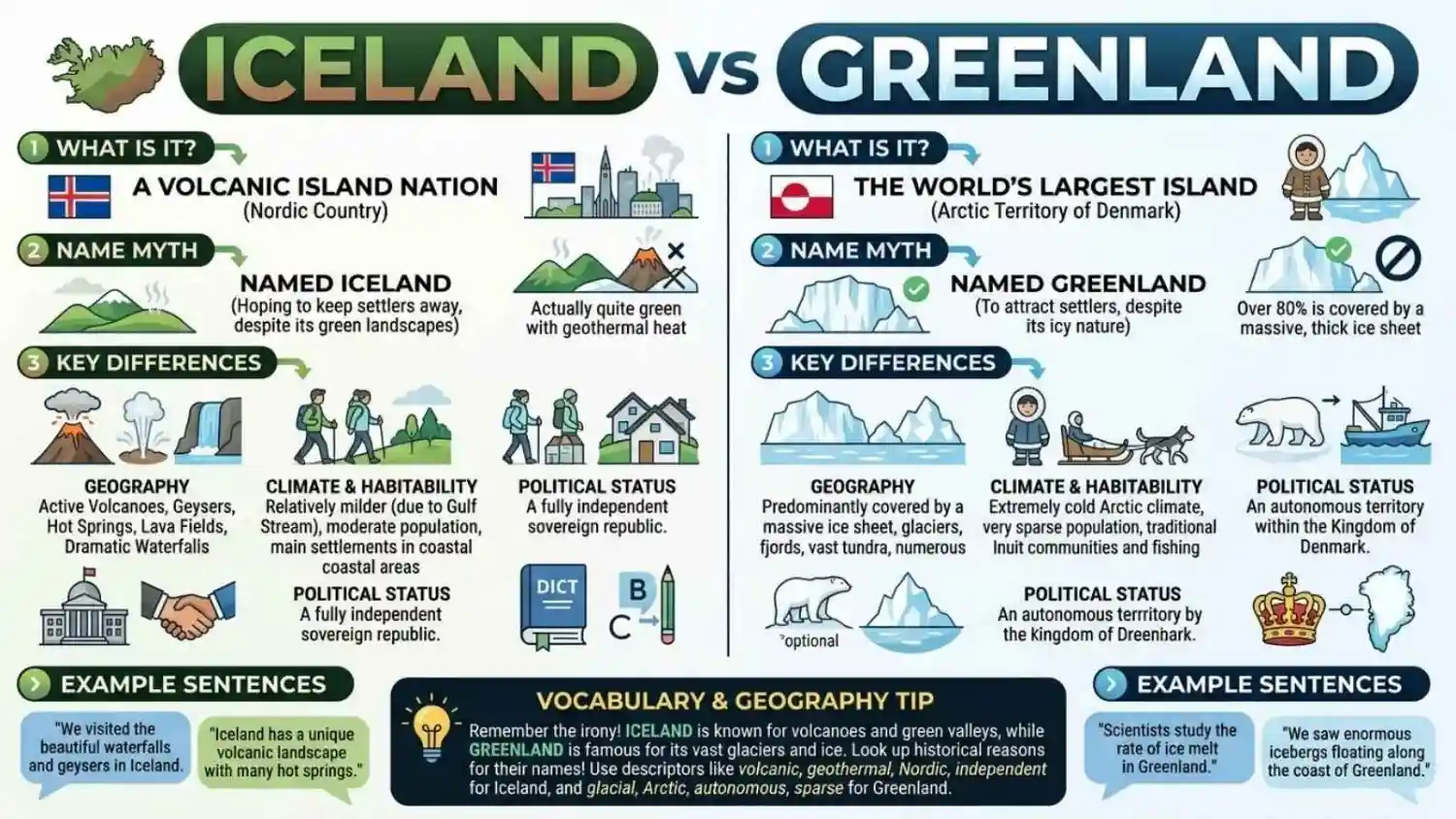 Iceland or Greenland