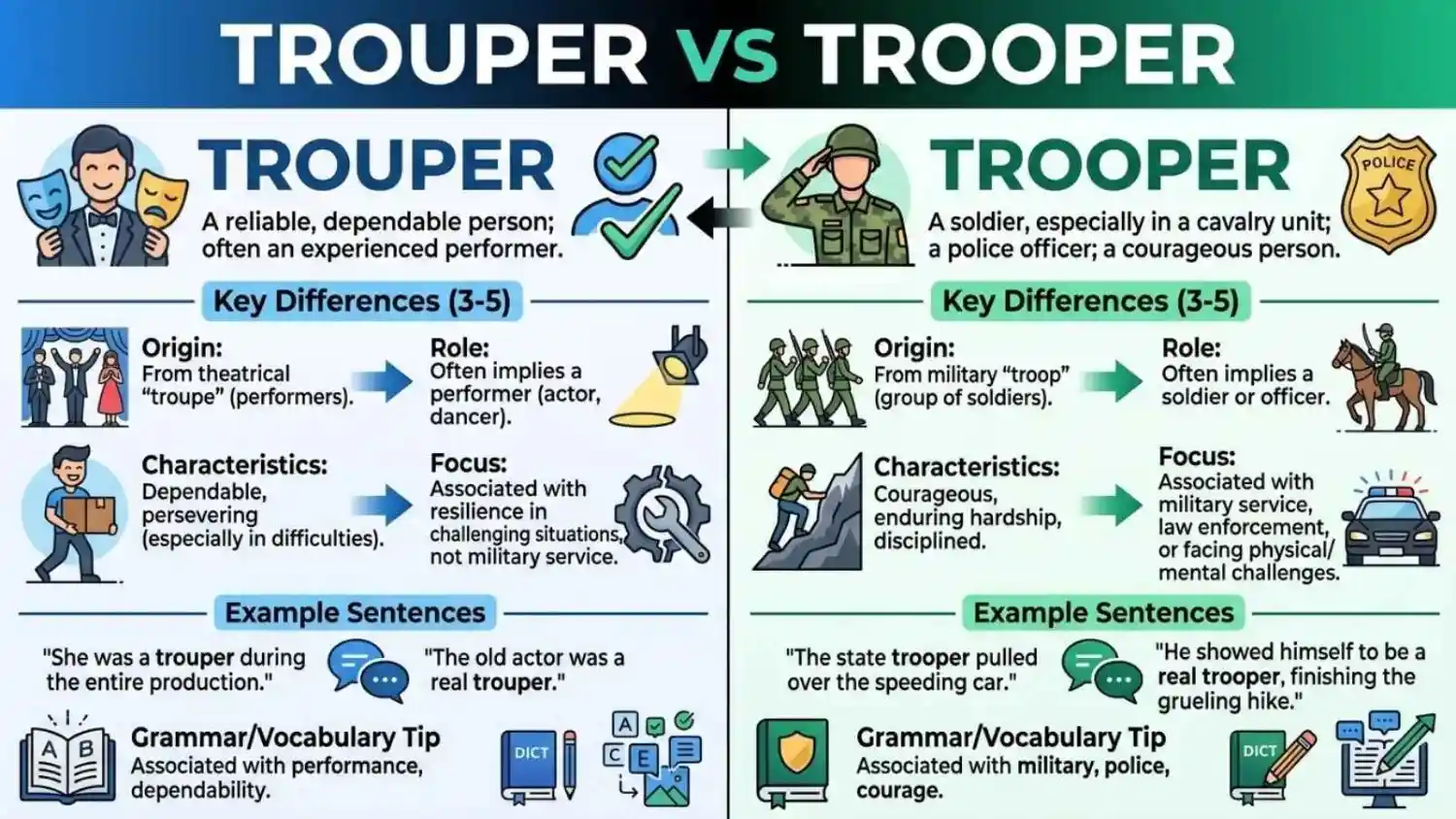 Trouper or Trooper
