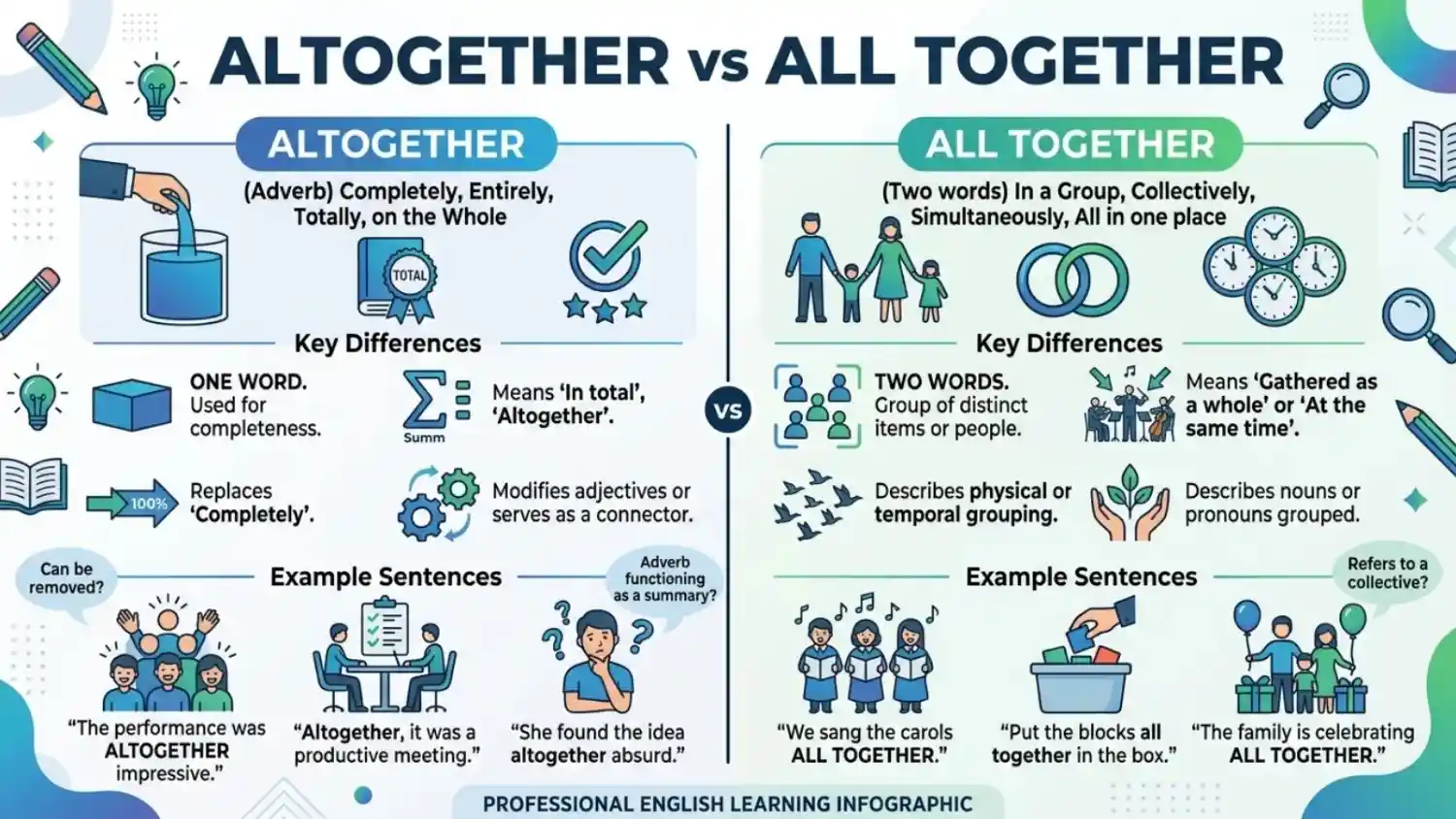 Altogether vs All Together