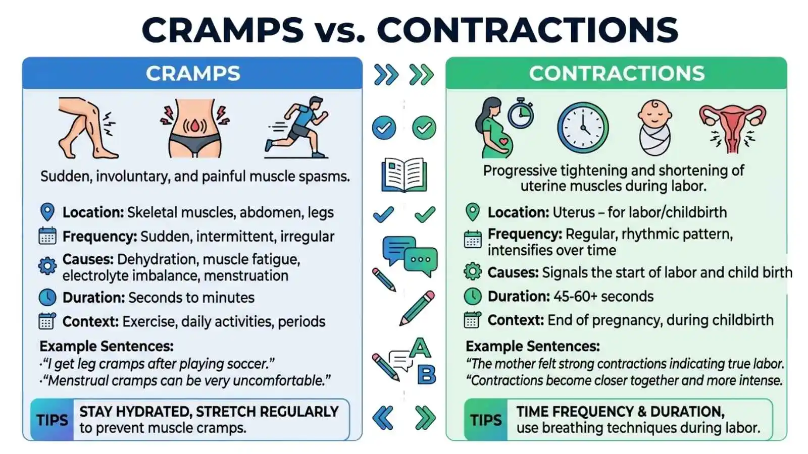 Cramps or Contractions