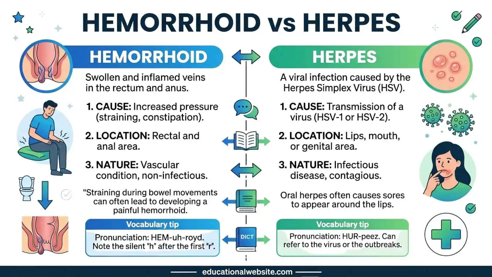 Hemorrhoid or Herpes