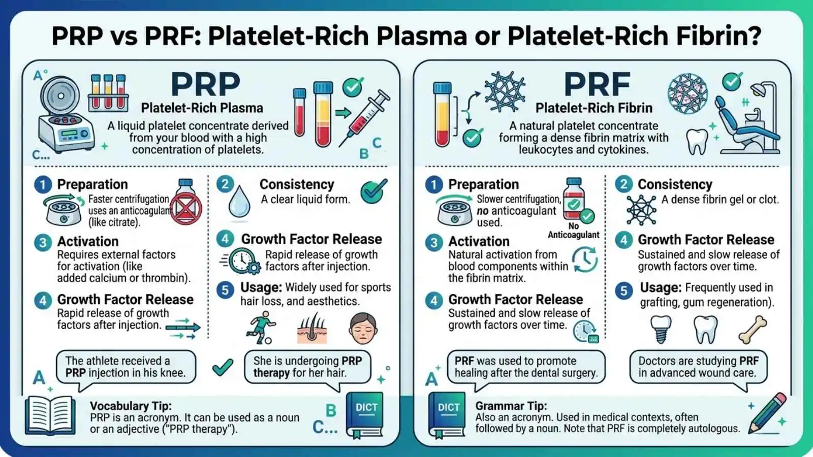 PRP or PRF: