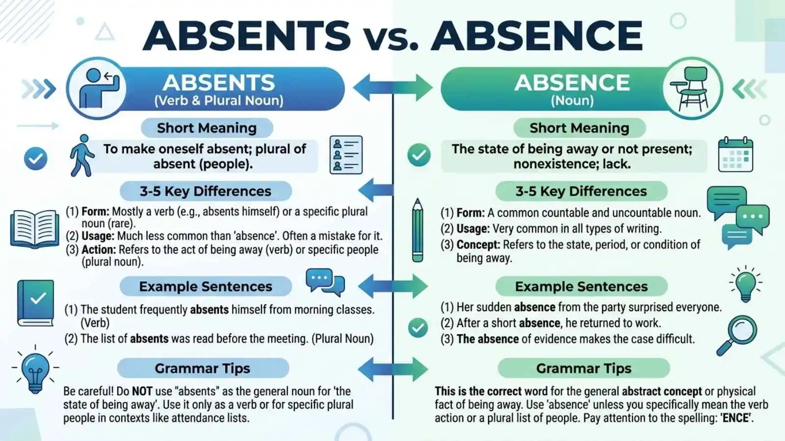 absents or absence