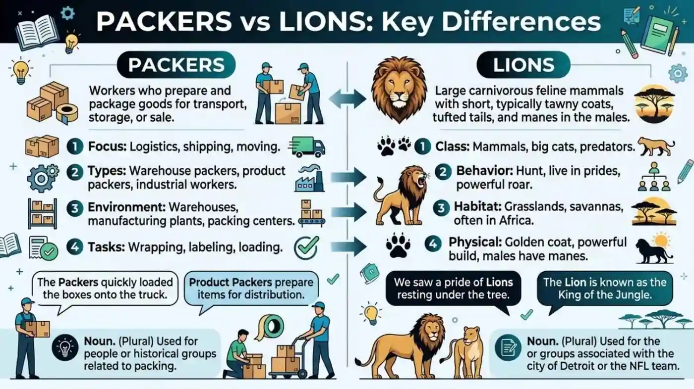 packers or lions
