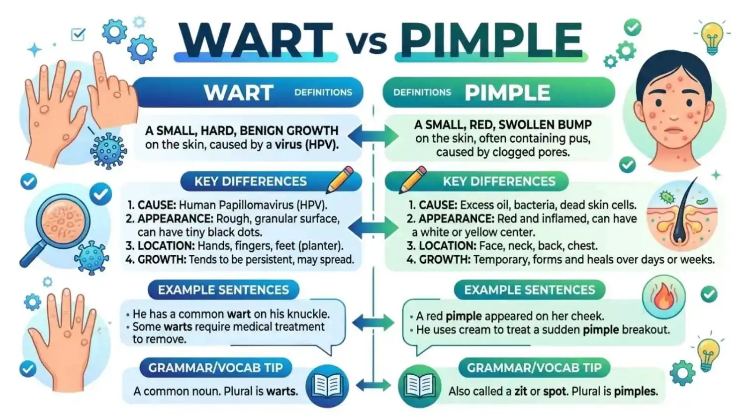 Wart or Pimple