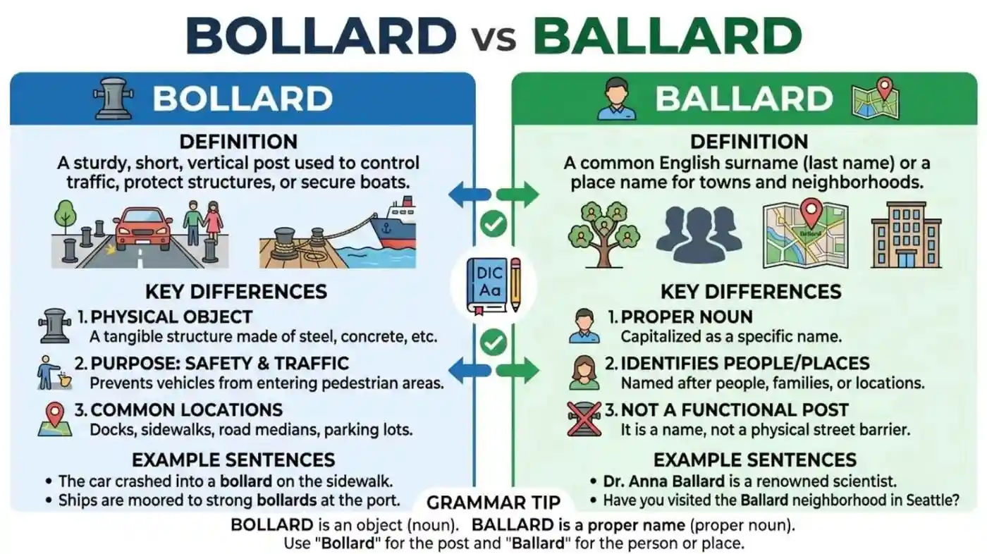 Bollard or Ballard