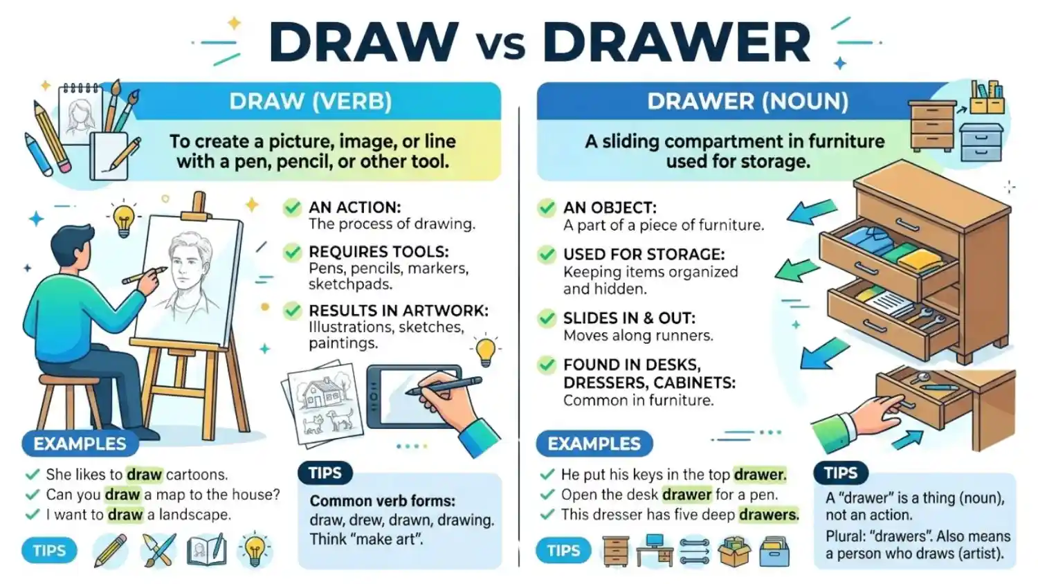Draw or Drawer