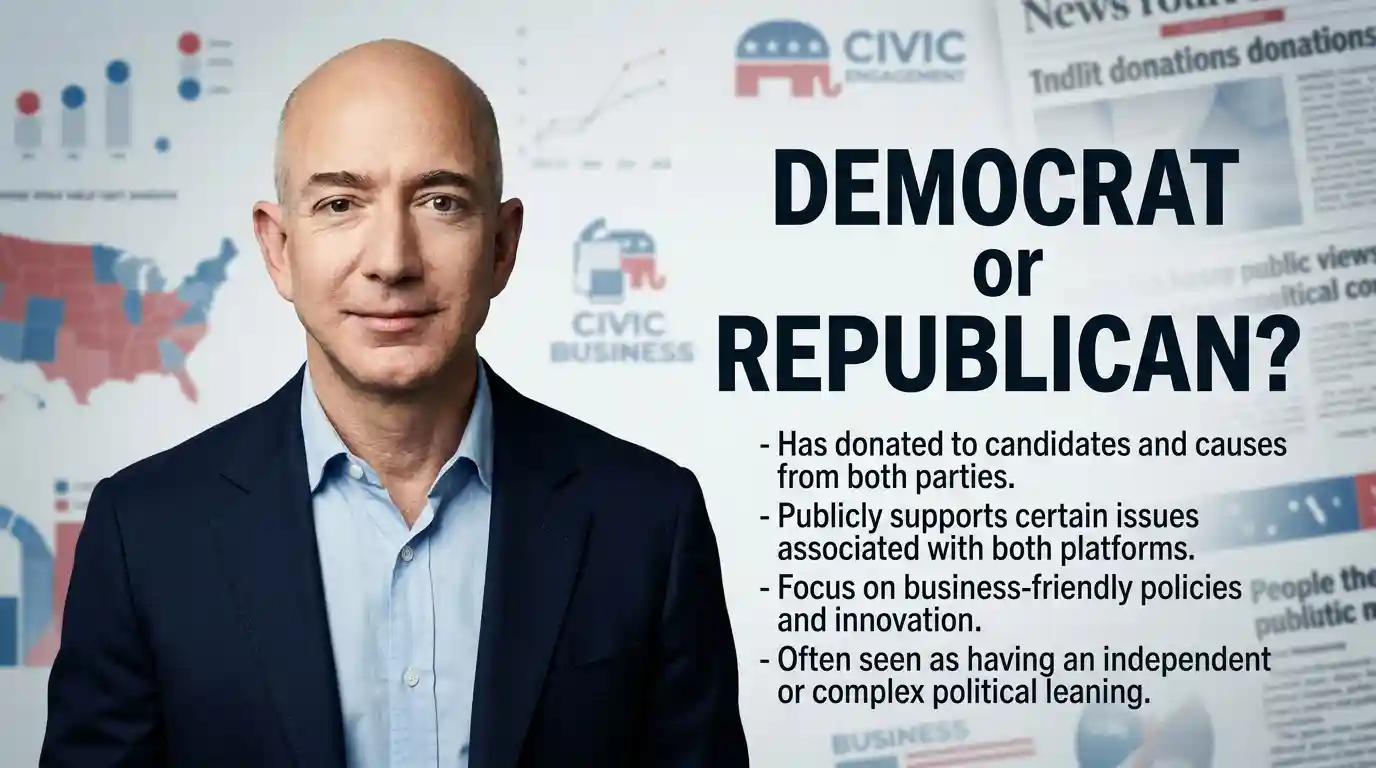 Jeff Bezos a Democrat or Republicaz