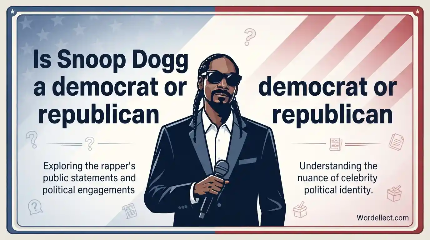 Is Snoop Dogg a Democrat or Republican