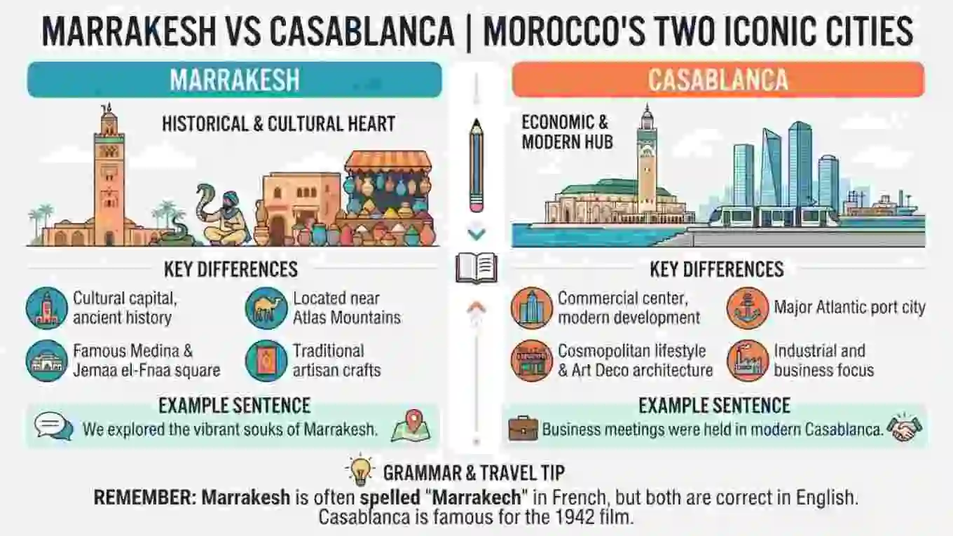 Marrakech or Casablanca