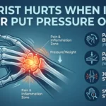my wrist hurts when i bend it or put pressure on it